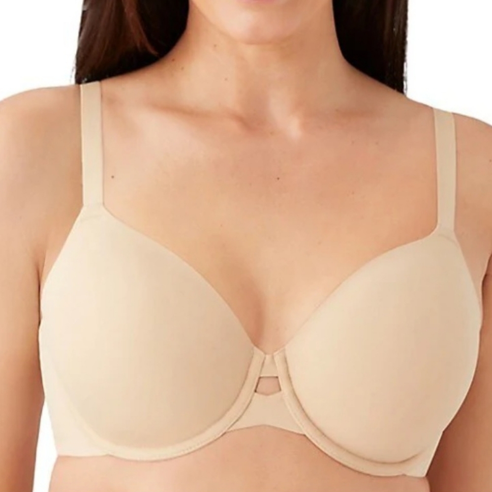 (#129) WACOAL tan Smooth Contour Underwire T-Shirt Bra 32DDD style 853342 NWT